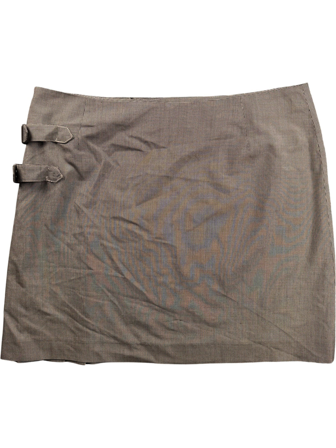 Fred Perry Houndstooth Patterned Skirt - W32 - Think Vintage ltd