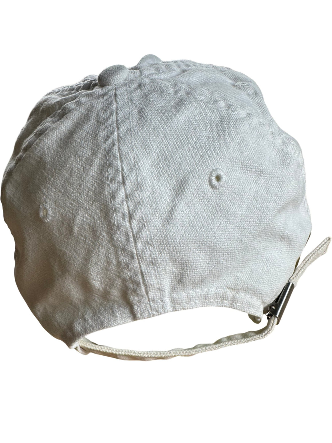 Fred Perry White Cotton Cap - Think Vintage ltd