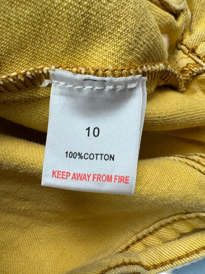 Fredafunk Yellow Trucker Jacket - S - Think Vintage