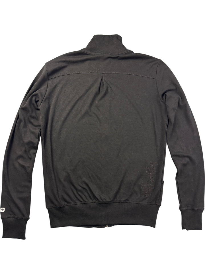Freddy Black Zip-Up Hoodie - M - Think Vintage ltd