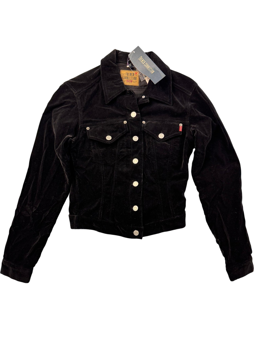 French Connection Black Jacket - XS - Think Vintage ltd