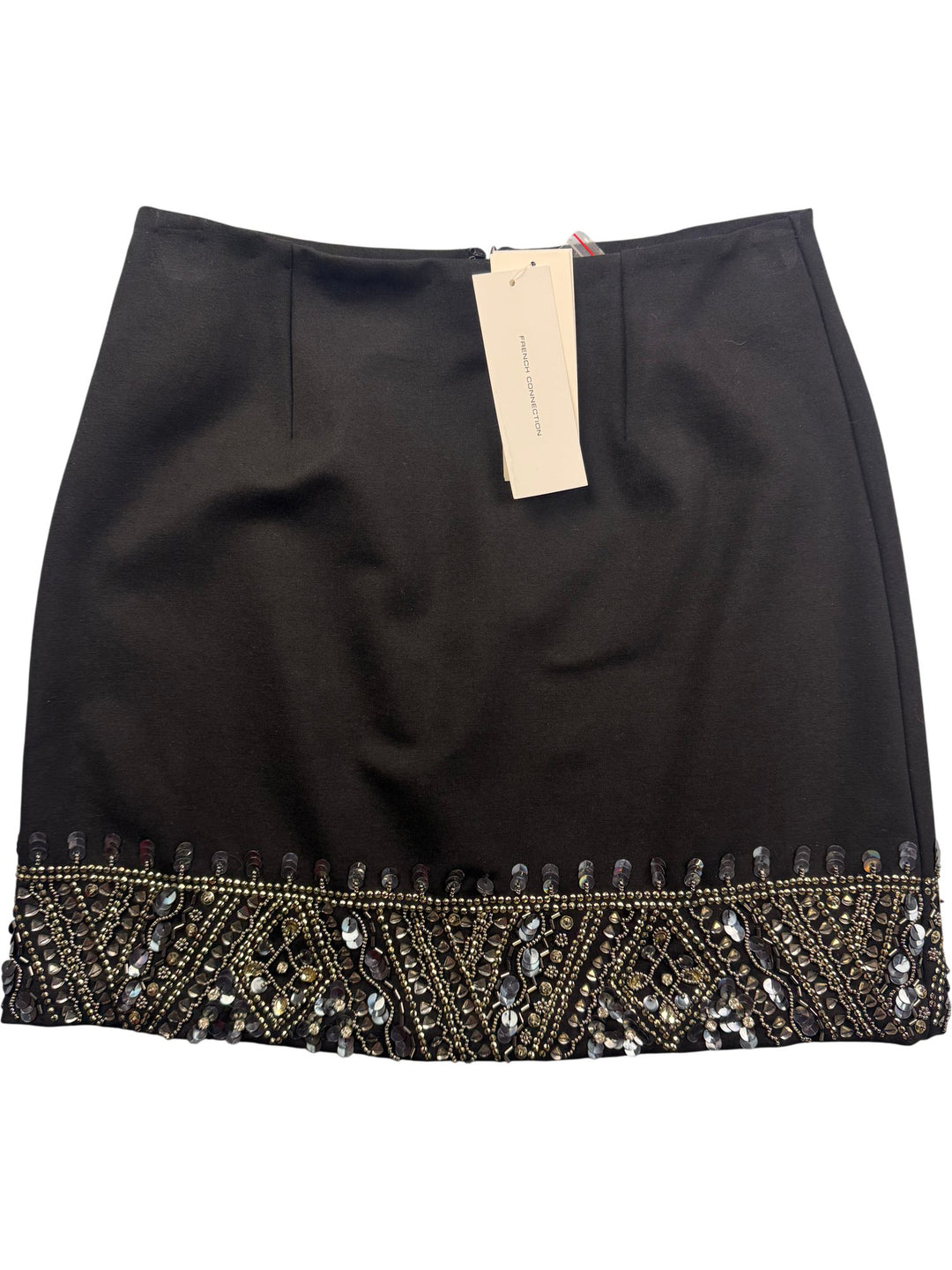 French Connection Deja Sparkle Mini Skirt - W28 - Think Vintage ltd