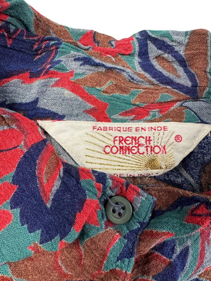 French Connection Floral Button-Up Blouse - S