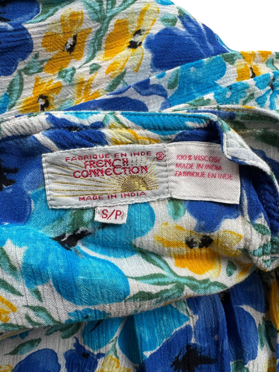 French Connection Floral Pleated Skirt - W28 - Think Vintage ltd