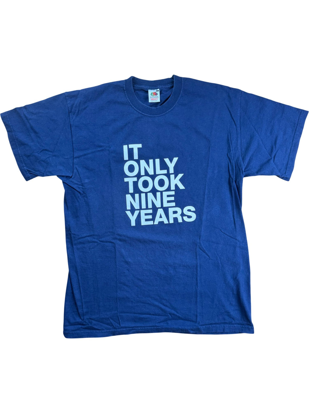 Fruit Of The Loom Wimbledon It Only Took 9 Years Heavy Cotton T-Shirt - M - Think Vintage ltd