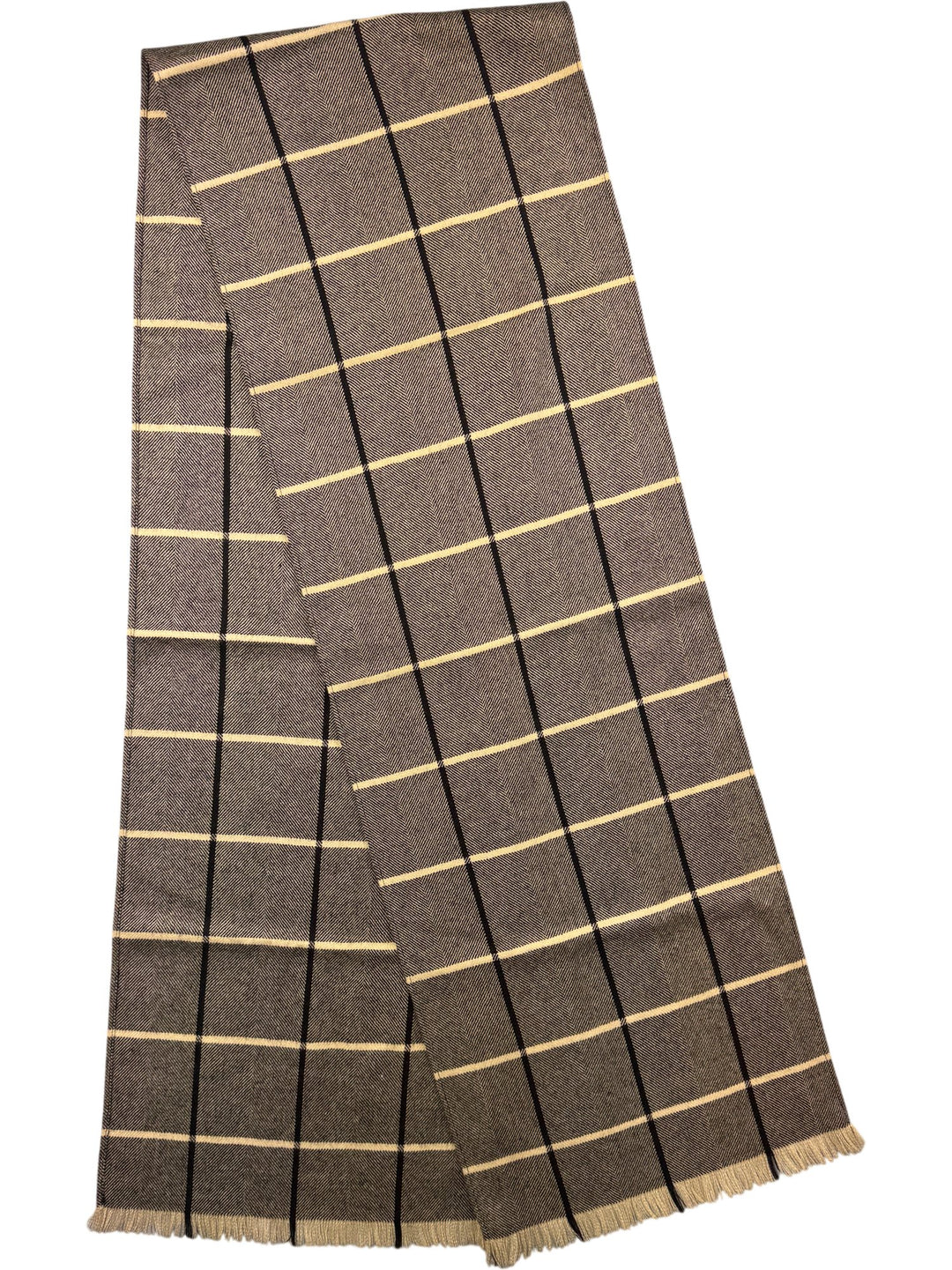 Gérard Pasquier Paris Checkered Scarf - Think Vintage Online Ltd