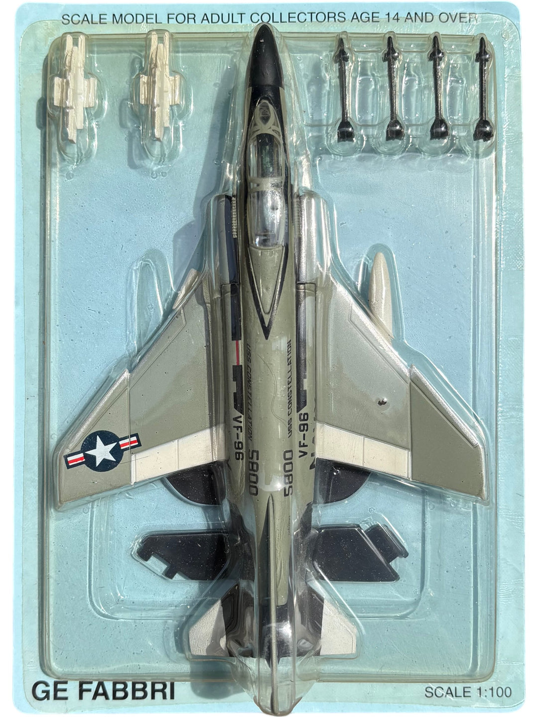 GE Fabbri Military Aircraft Scale Model 1:100 - Think Vintage