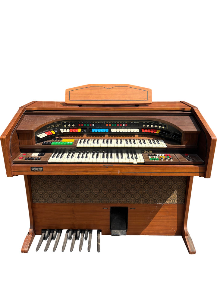 GEM H7000 Electric Organ with Pedalboard - Think Vintage