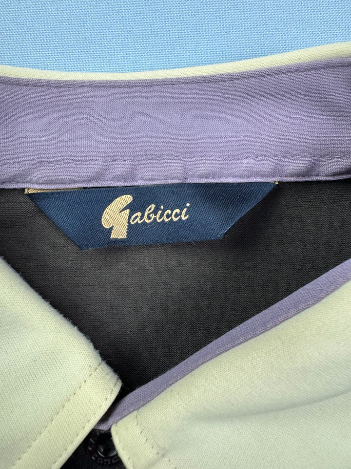 Gabicci Black Polo Shirt - L - Think Vintage