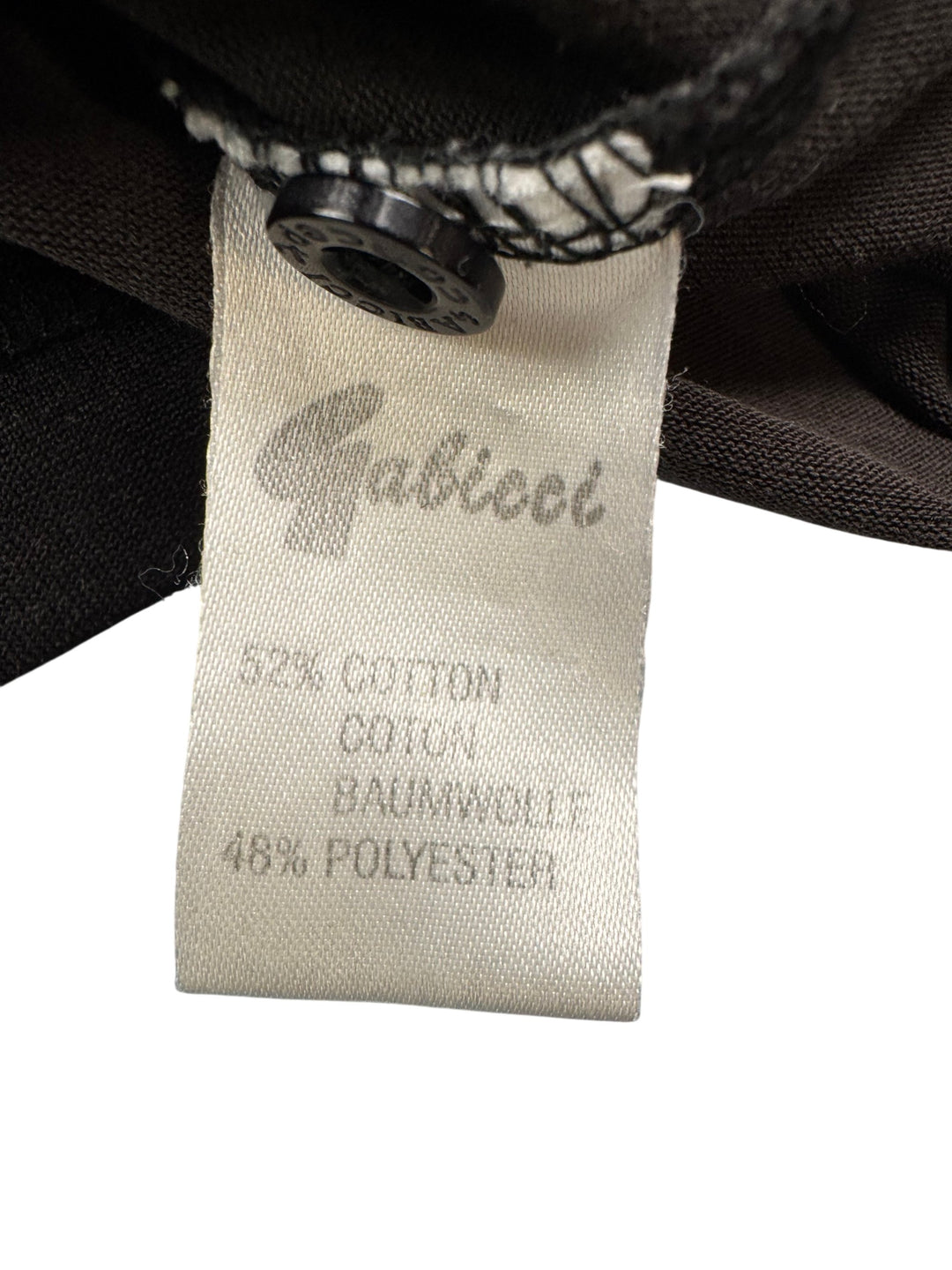 Gabicci Black Polo Shirt - L - Think Vintage