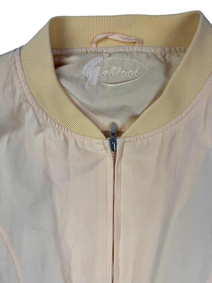 Gabicci Yellow Activewear Jacket - L - Think Vintage