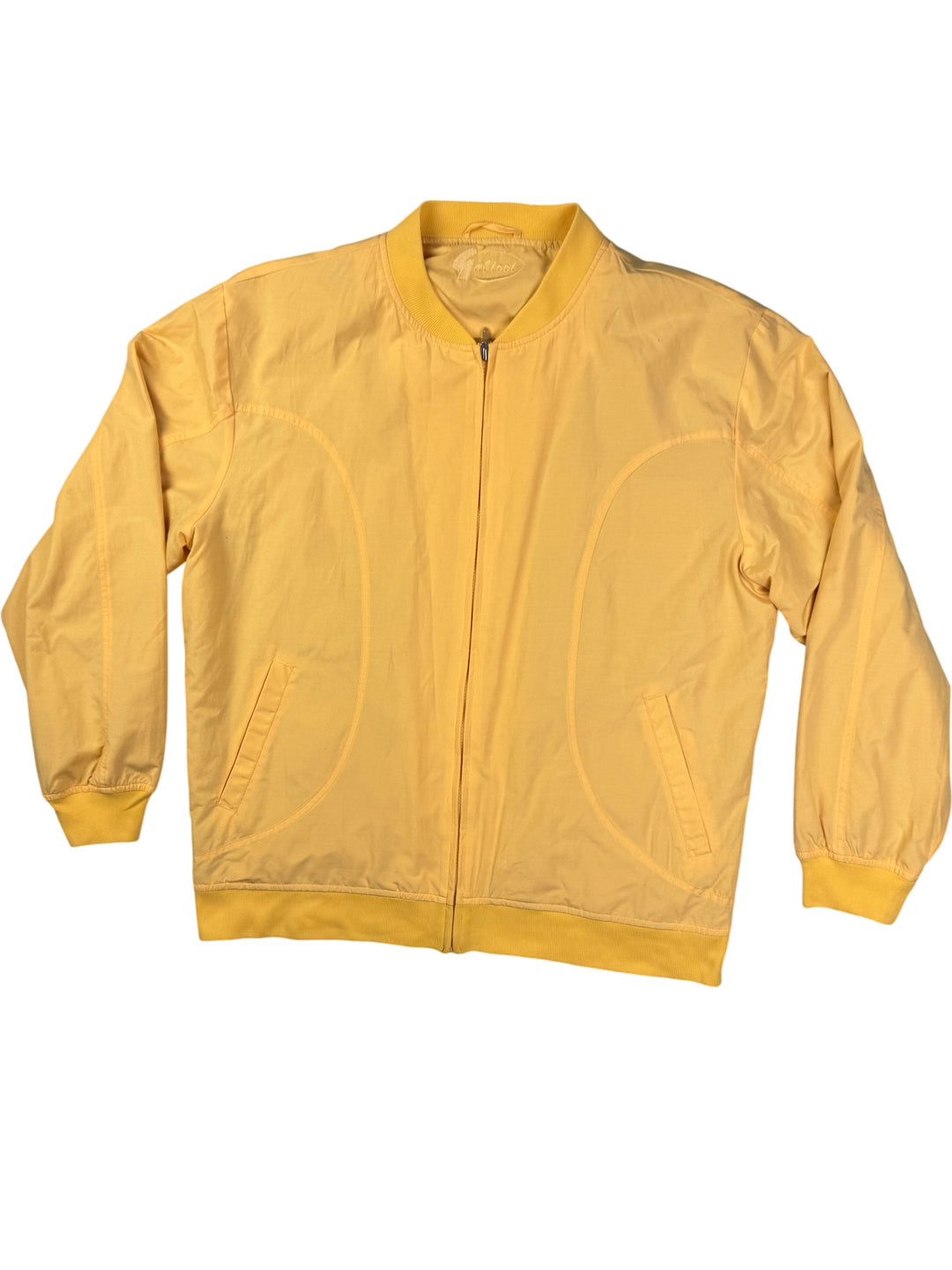 Gabicci Yellow Activewear Jacket - L - Think Vintage ltd