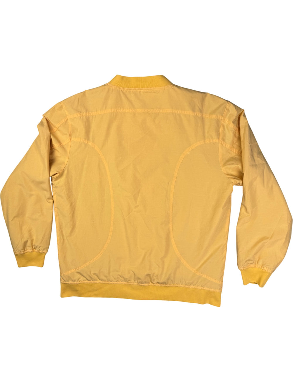 Gabicci Yellow Activewear Jacket - L - Think Vintage ltd