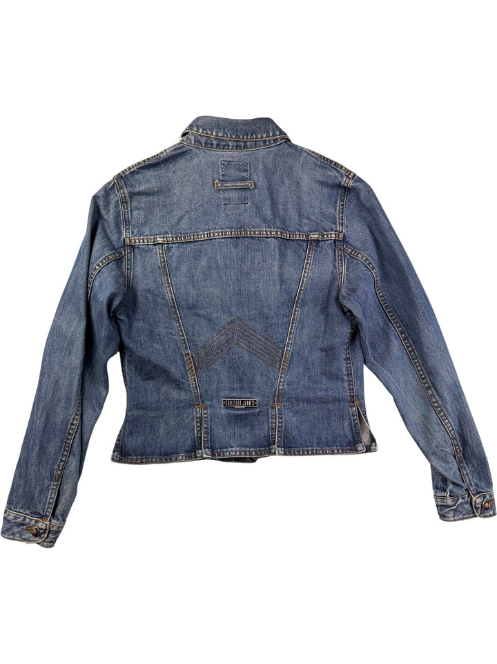 Gaultier Jean's Indigo Denim Jacket - M - Think Vintage ltd