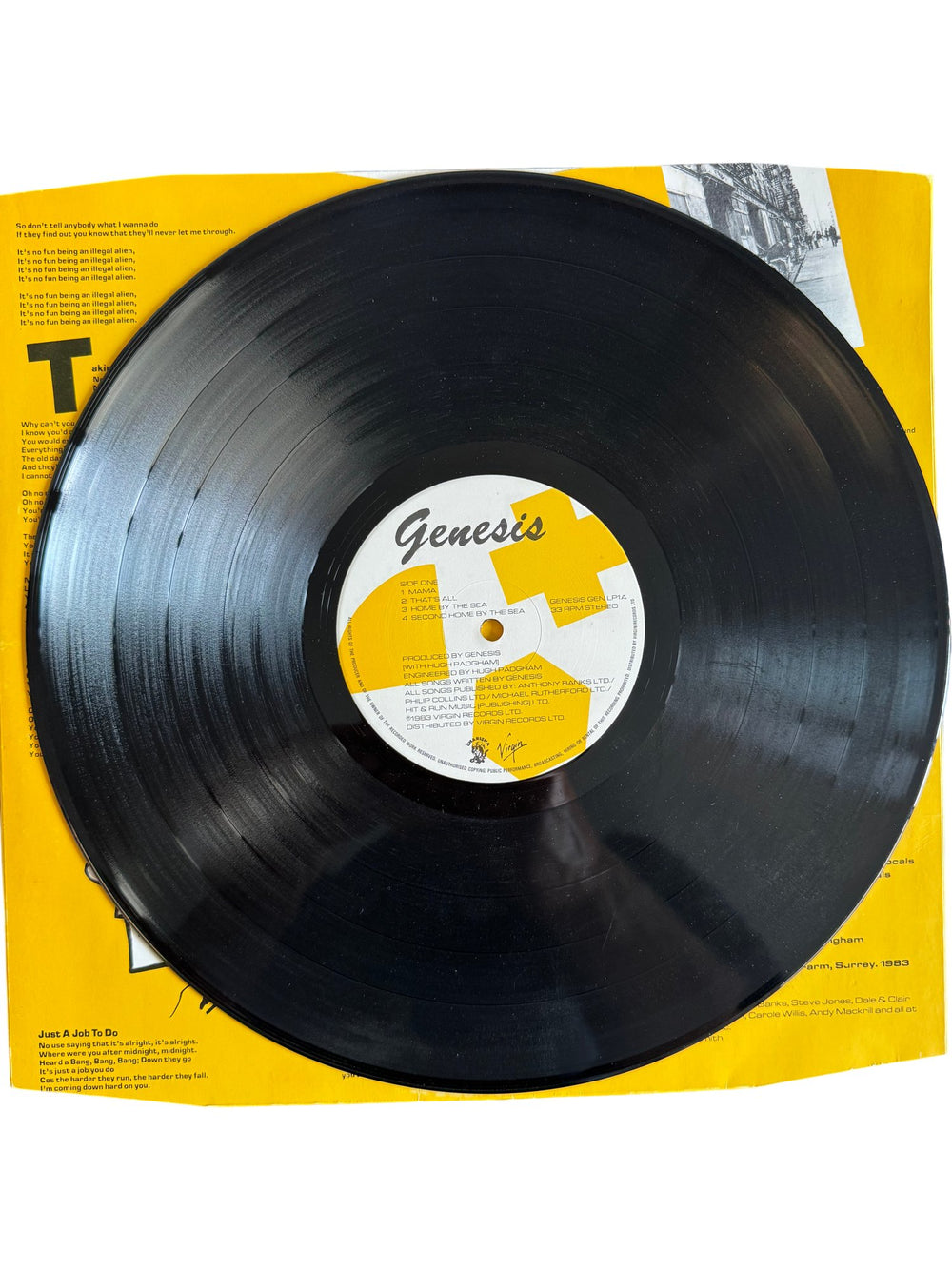 Genesis 1983 Vinyl Record - Fair - Think Vintage ltd