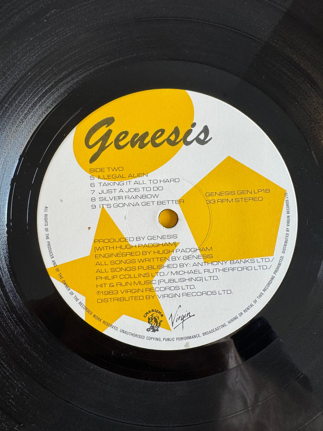 Genesis 1983 Vinyl Record - Fair - Think Vintage ltd