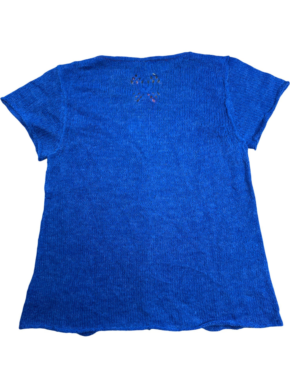 Genevieve Knit Blue Cardigan - M - Think Vintage ltd