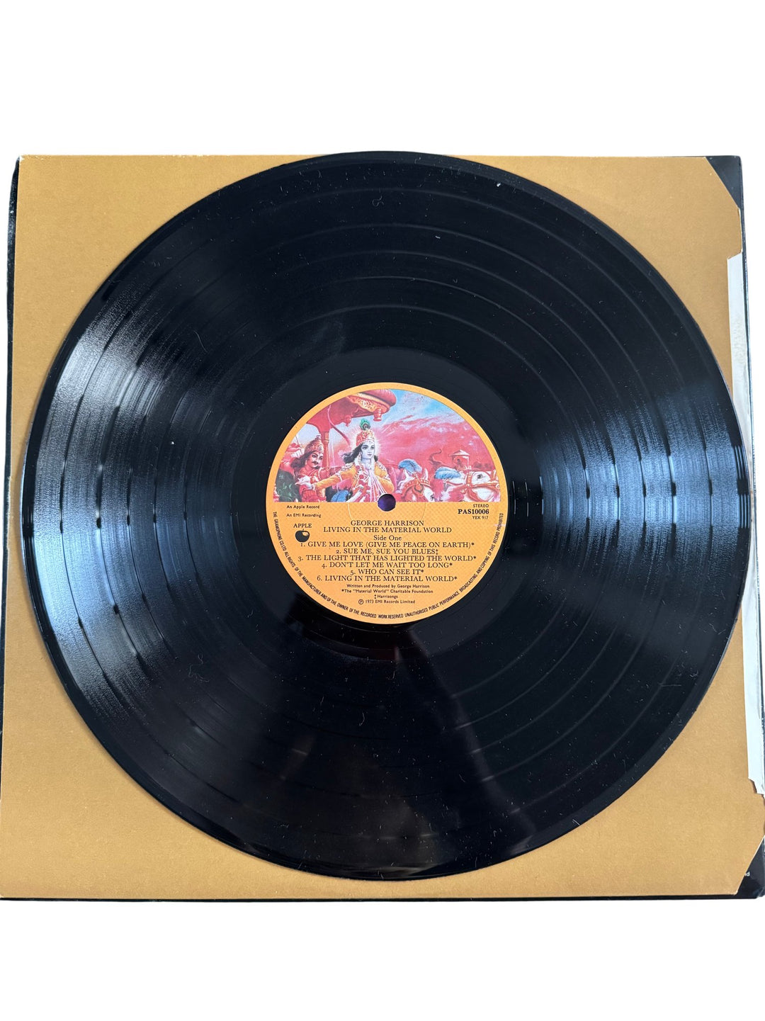 George Harrison Living In The Material World LP - Good - Think Vintage ltd