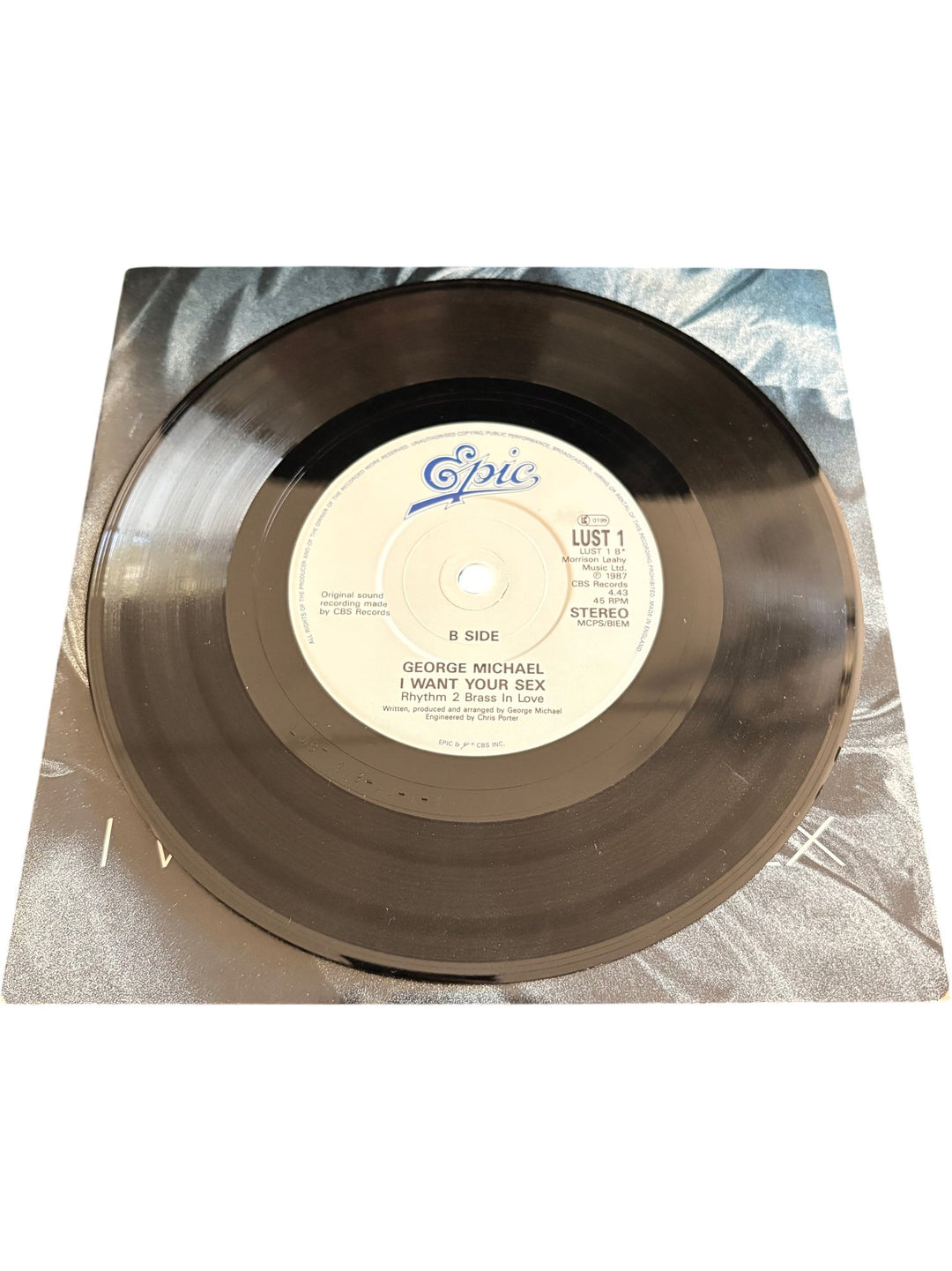 George Michael I Want Your Sex 1980s Music Vinyl - Good - Think Vintage ltd