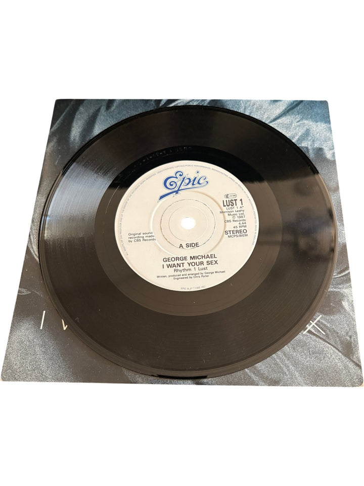 George Michael I Want Your Sex 1980s Music Vinyl - Good - Think Vintage ltd