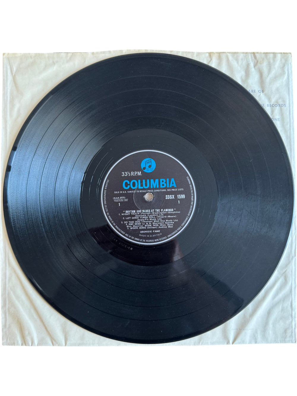 Georgie Fame Rhythm And Blues At The Flamingo Vinyl - Fair - Think Vintage ltd