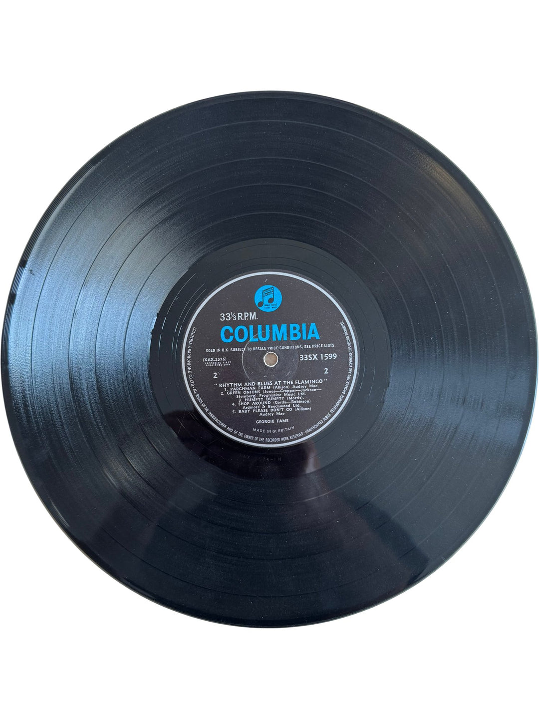 Georgie Fame Rhythm And Blues At The Flamingo Vinyl - Fair - Think Vintage ltd
