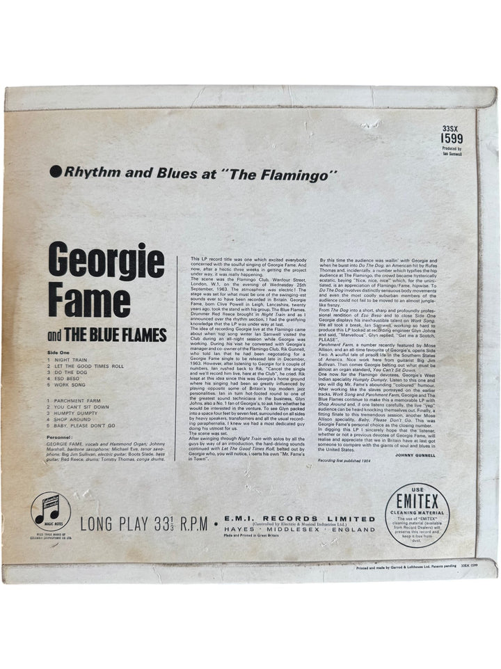 Georgie Fame Rhythm And Blues At The Flamingo Vinyl - Fair - Think Vintage ltd