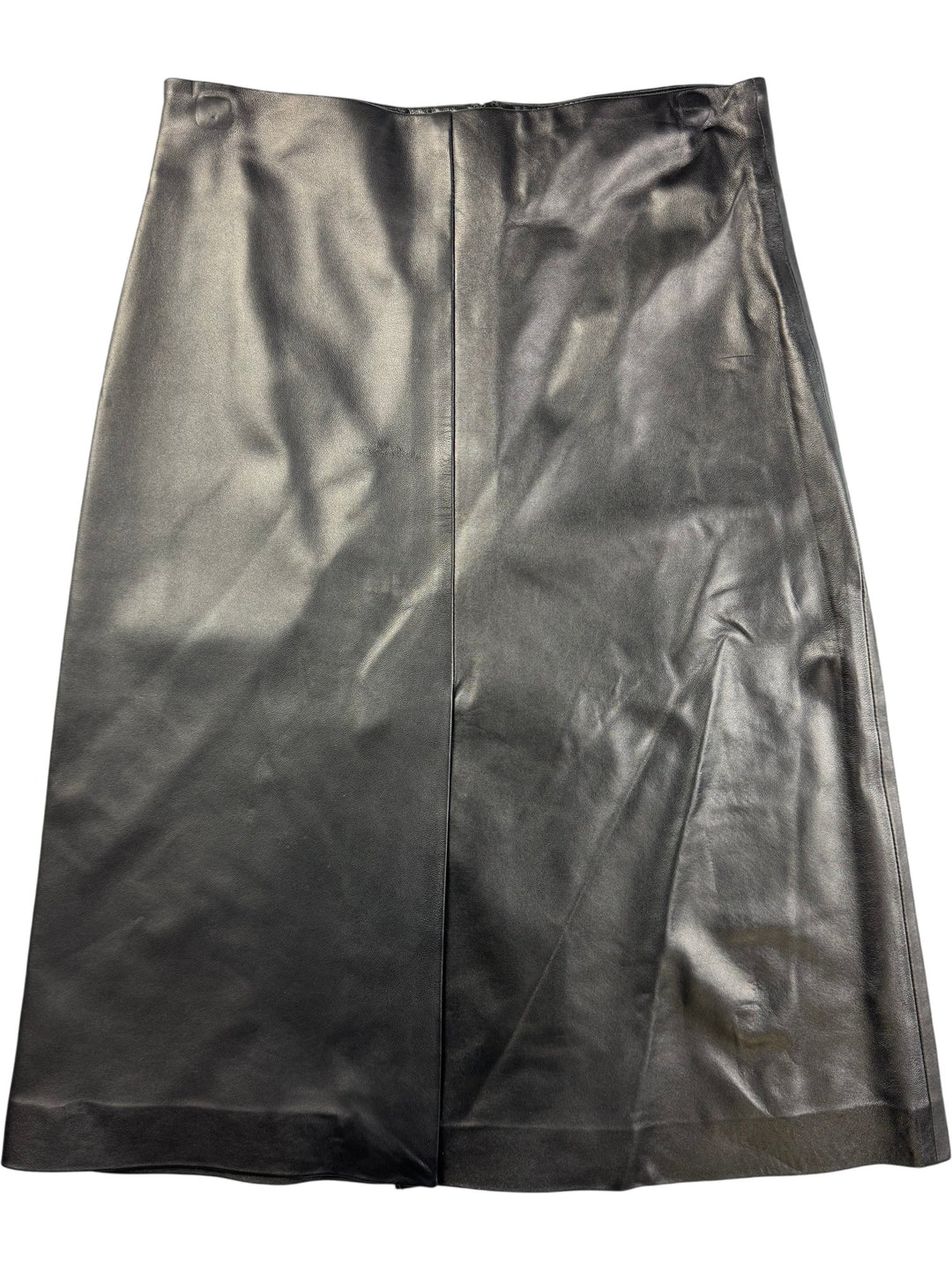 Gerard Darel Lamb Leather Skirt - S - Think Vintage ltd