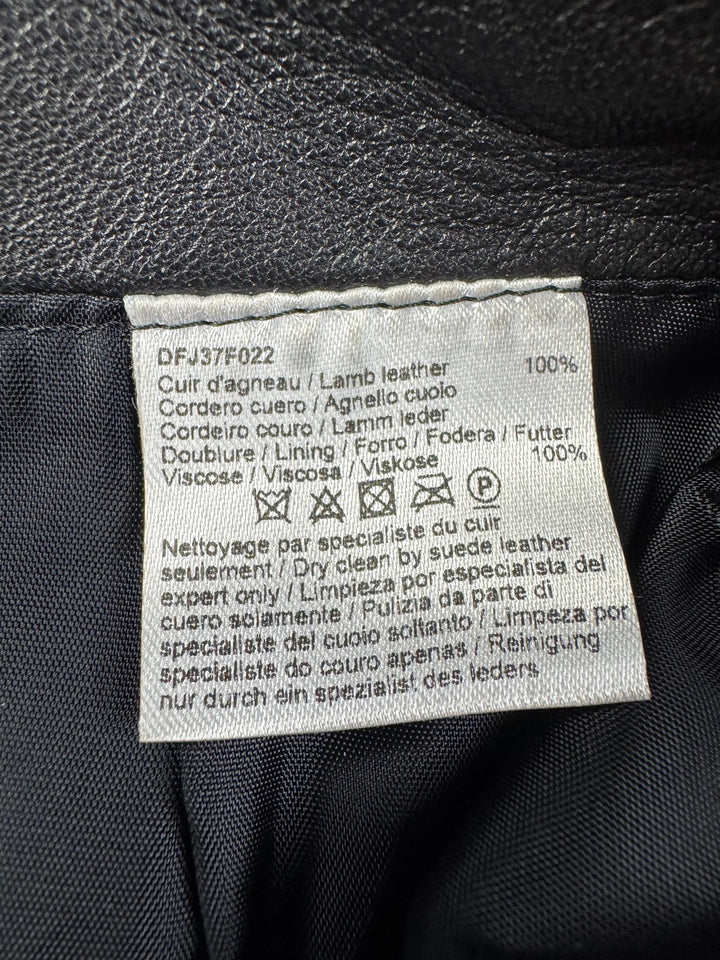 Gerard Darel Lamb Leather Skirt - S - Think Vintage ltd