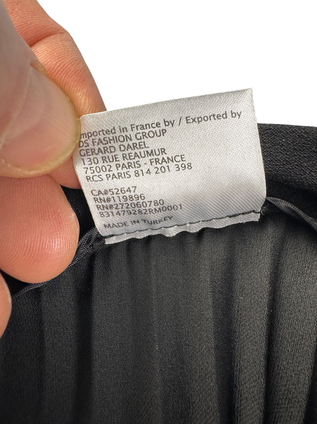 Gerard Darel Pleated Skirt - S - Think Vintage ltd