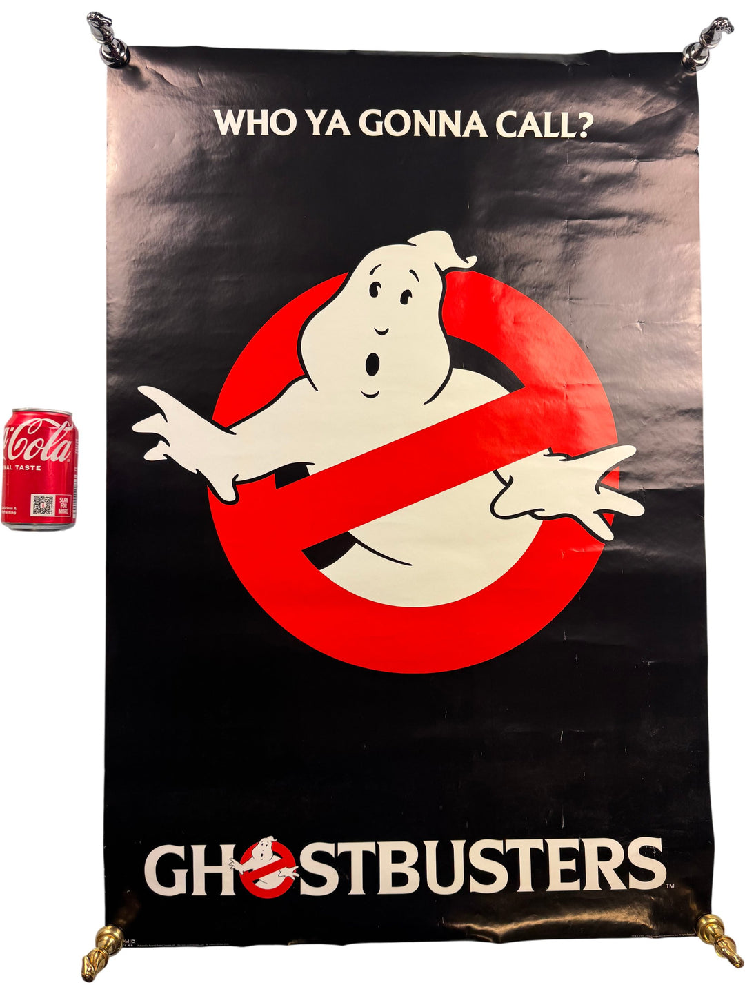 Ghostbusters Movie Poster Who Ya Gonna Call Classic Design Retro - Think Vintage ltd