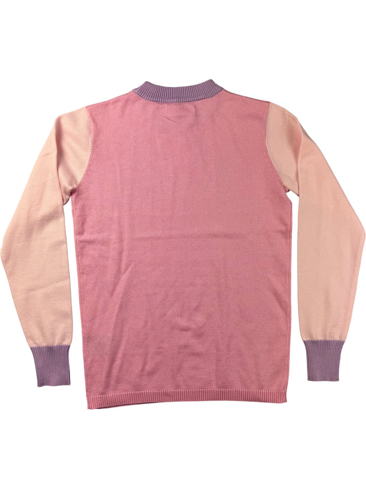 Gianni Feraud Pink Knit Sweater - 10 - Think Vintage ltd