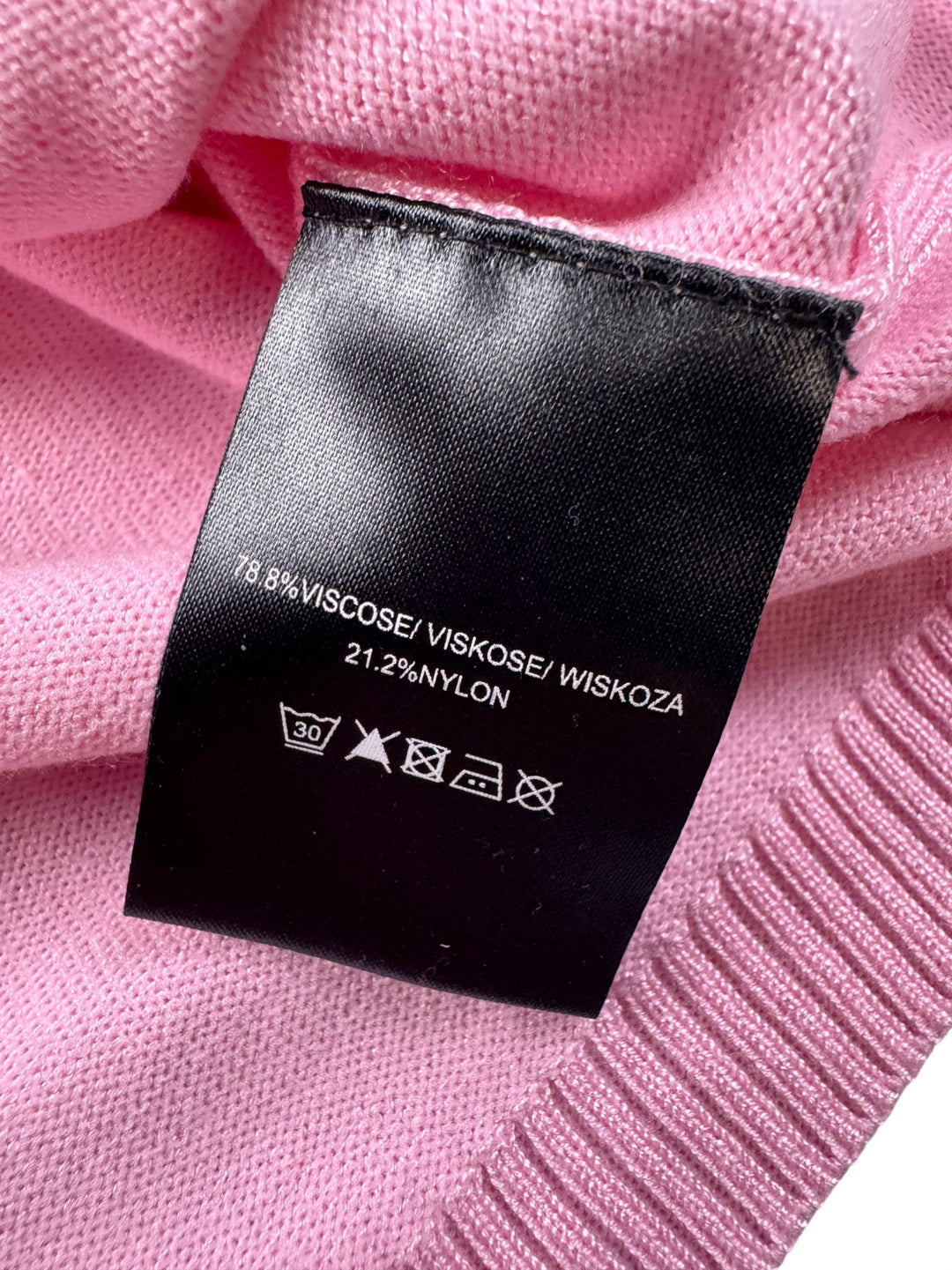 Gianni Feraud Pink Knit Sweater - 8 - Think Vintage ltd