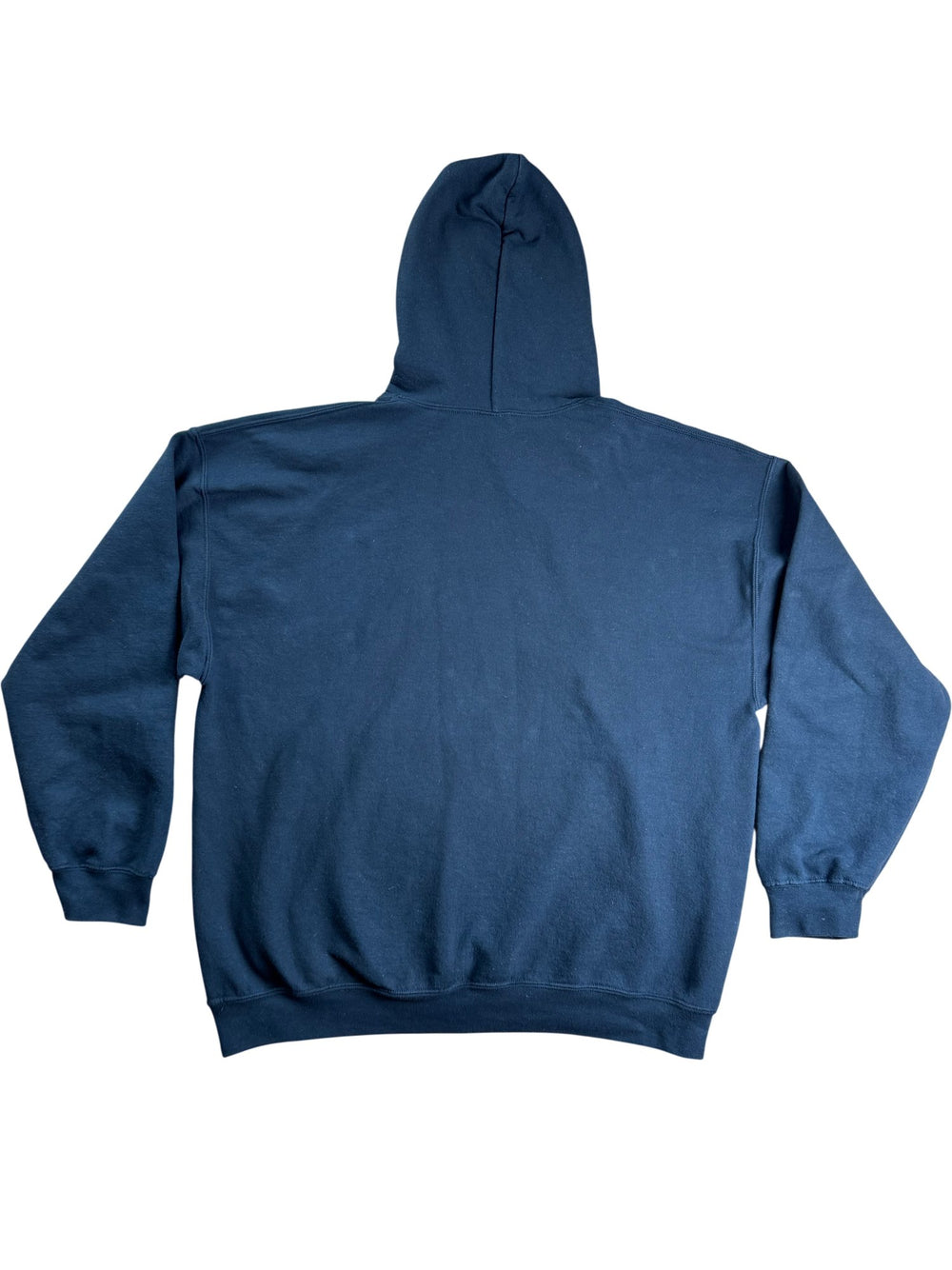 Gildan Black Graphic Print Hoodie - XL - Think Vintage ltd