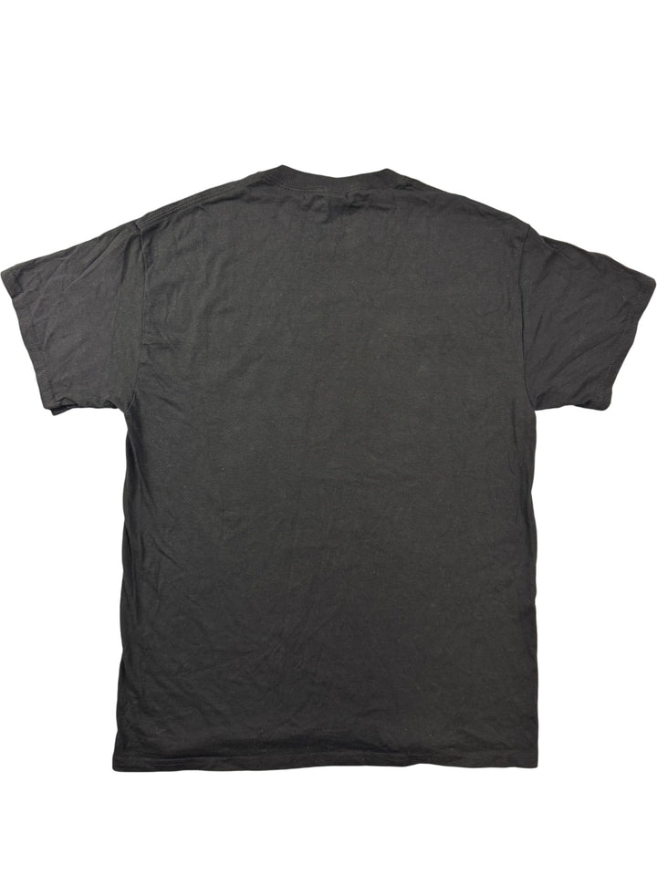 Gildan Black Graphic T-Shirt - M - Think Vintage