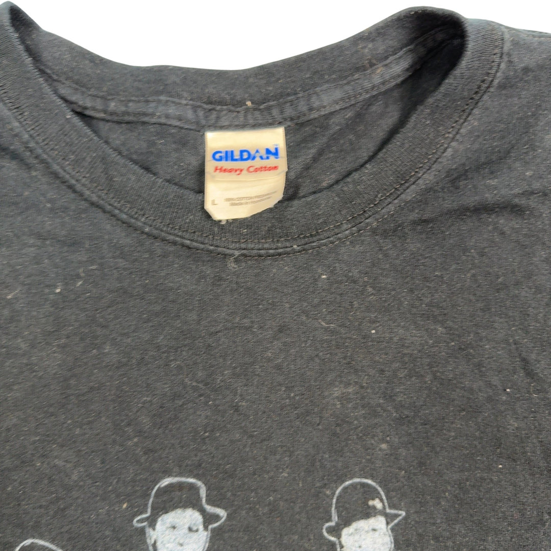 Gildan Black The Hustler Graphic T-Shirt - XL - Think Vintage