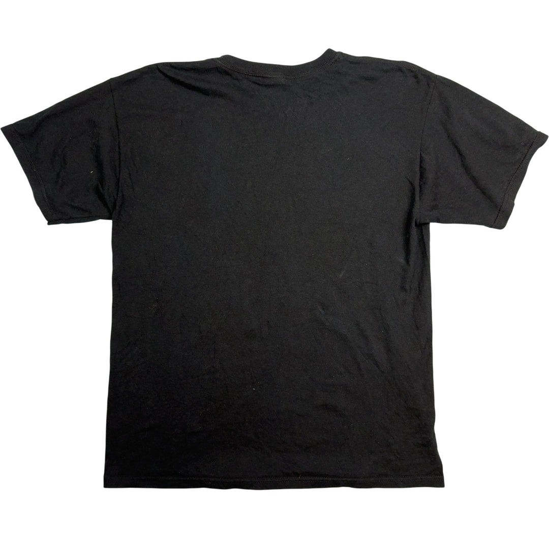 Gildan Black The Hustler Graphic T-Shirt - XL - Think Vintage Online Ltd