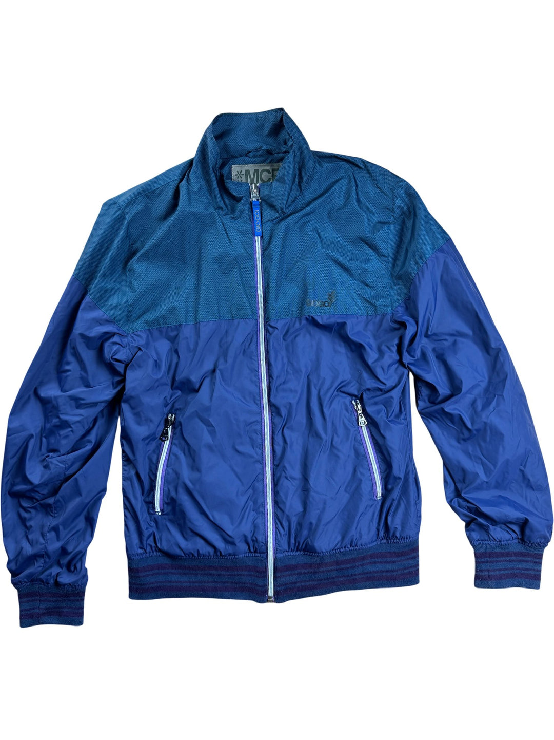 Gio-Goi Blue Track Jacket - M - Think Vintage ltd
