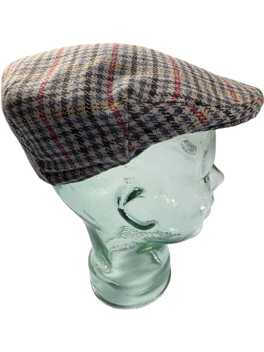 Glenappin Houndstooth Flat Cap - M - Think Vintage Online Ltd
