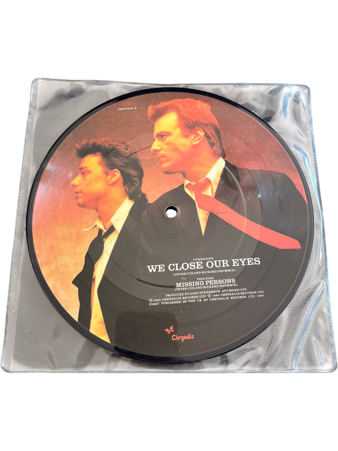 Go West 1985 Vinyl Picture Disc - Good - Think Vintage ltd