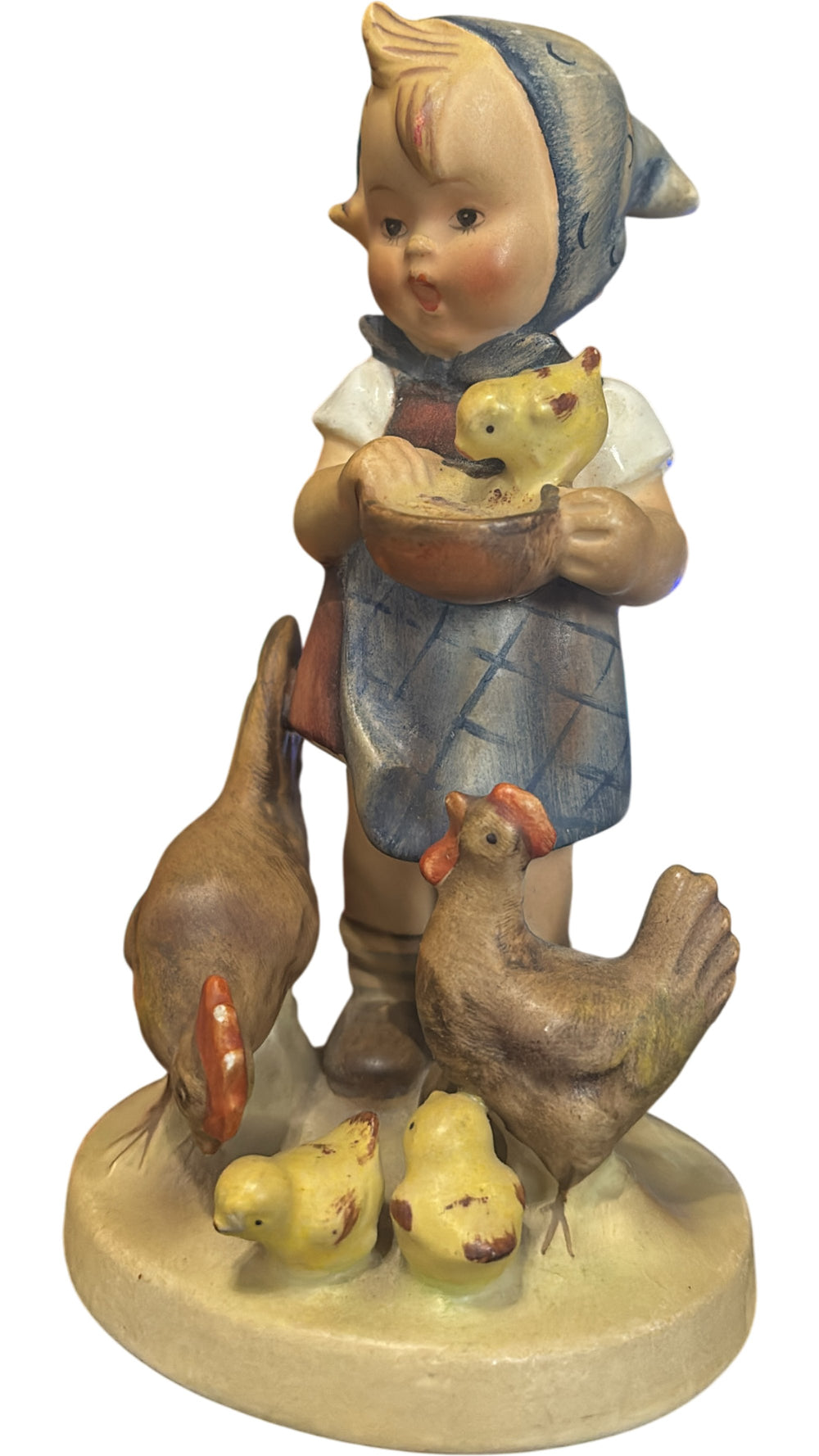Goebel Hummel 'Feeding Time' West Germany Figurine - Think Vintage Online Ltd