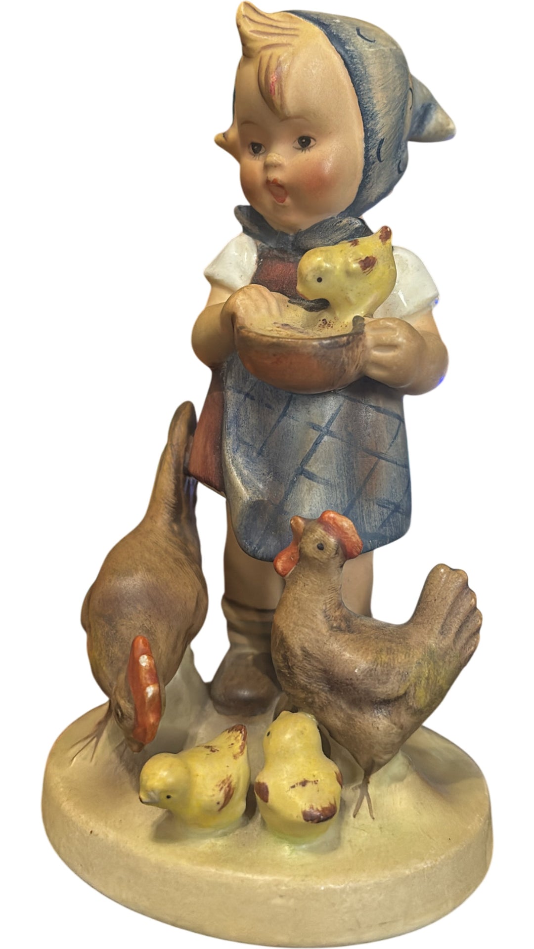 Goebel Hummel 'Feeding Time' West Germany Figurine - Think Vintage Online Ltd