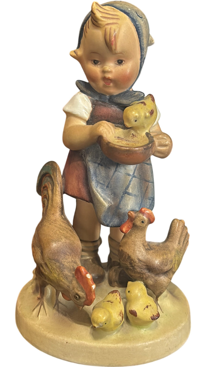 Goebel Hummel 'Feeding Time' West Germany Figurine - Think Vintage ltd
