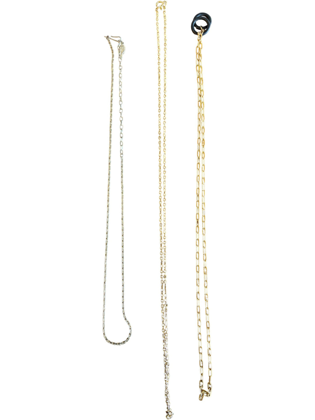 Gold Chain Necklace Trio - Think Vintage ltd