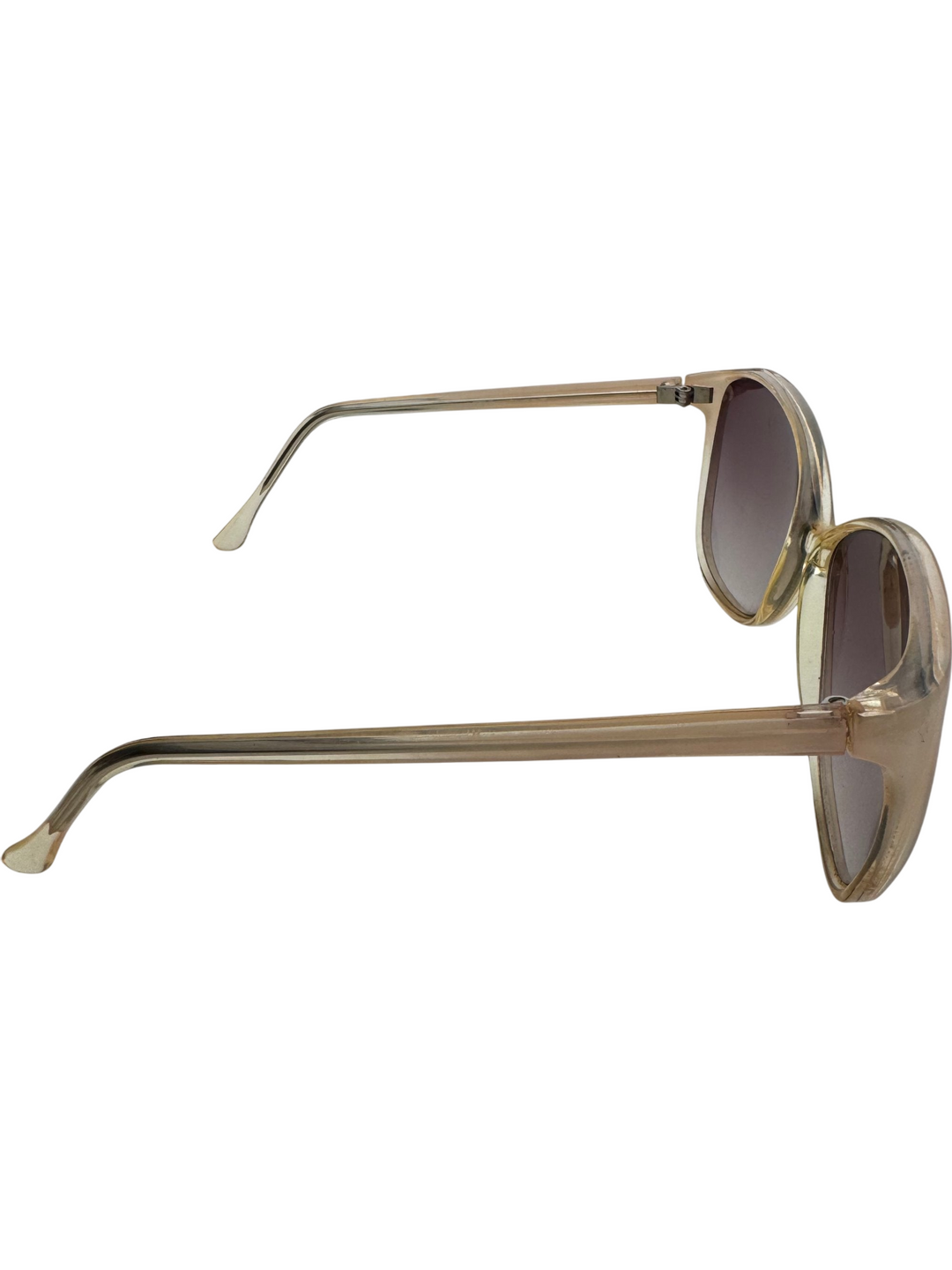 Gold Frame Cat-Eye Sunglasses - Think Vintage