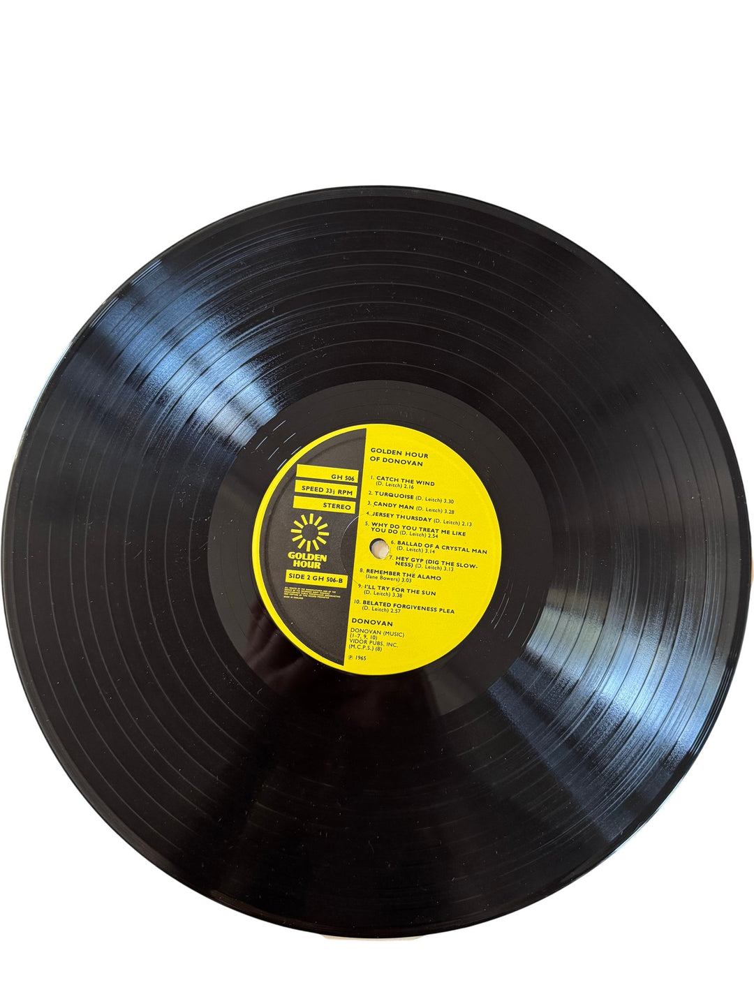 Golden Hour Of Donovan LP Record - Good - Think Vintage ltd