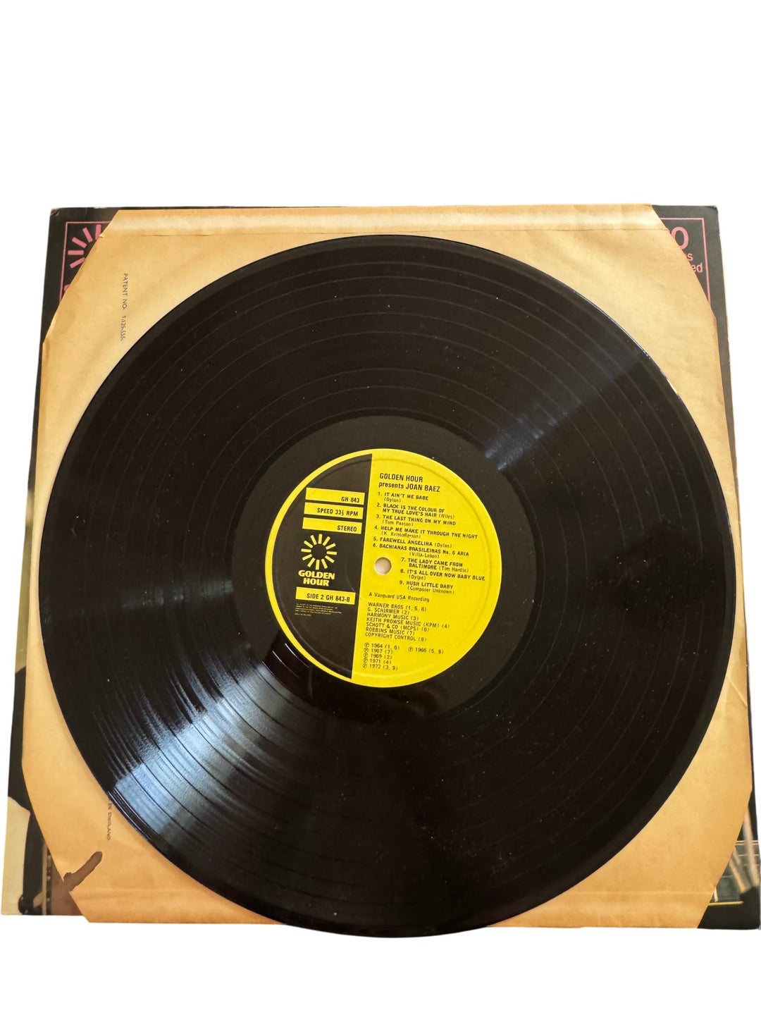 Golden Hour Presents Joan Baez Vinyl - Fair - Think Vintage ltd