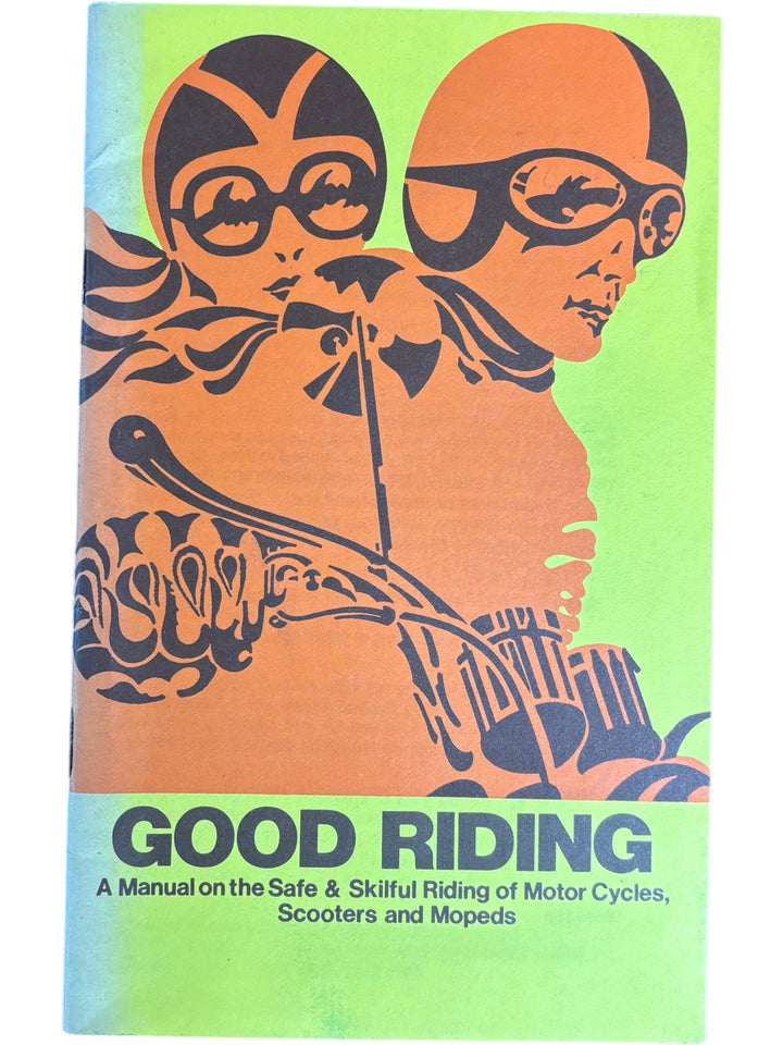 Good Riding Manual Safe Skilful Motor Cycles Scooters Mopeds - Think Vintage
