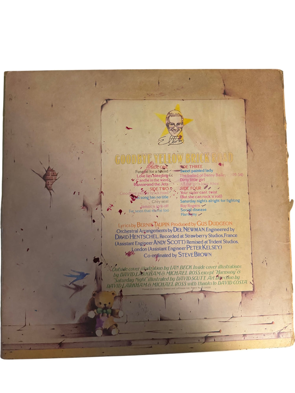 Goodbye Yellow Brick Road Vinyl Record - Good - Think Vintage ltd