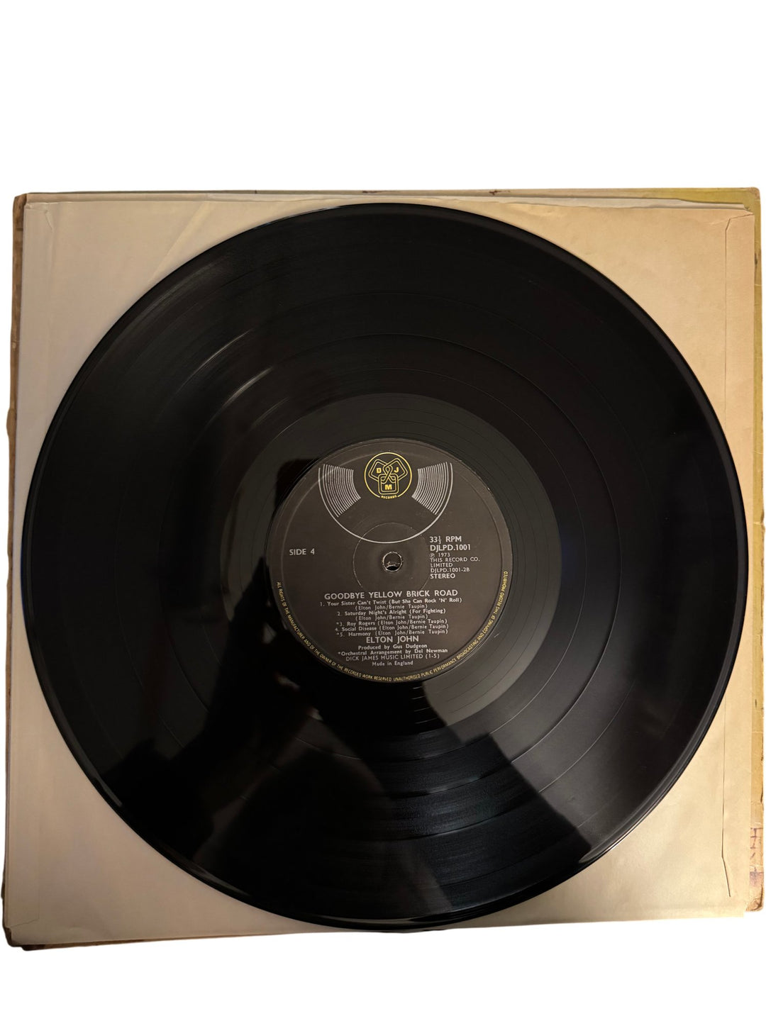 Goodbye Yellow Brick Road Vinyl Record - Good - Think Vintage ltd